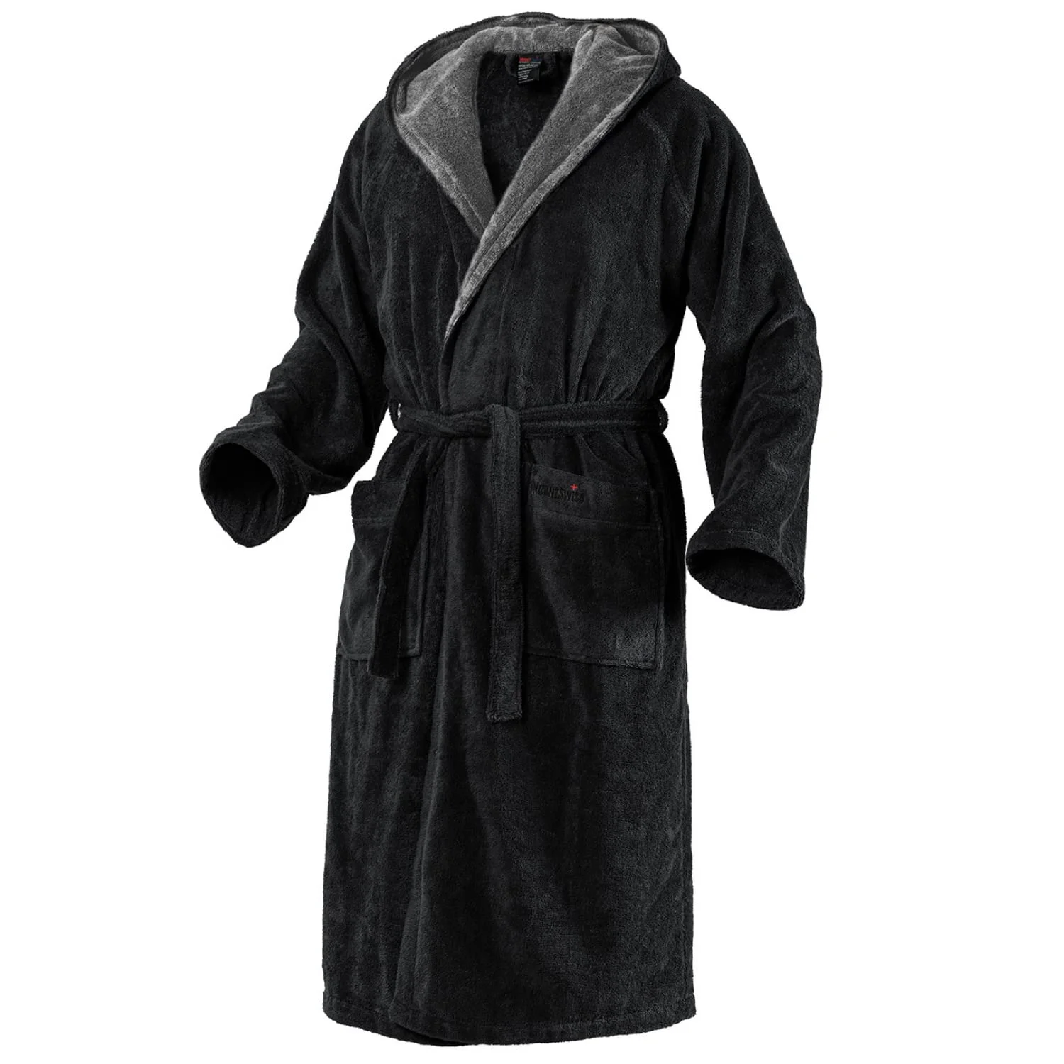 Mount Swiss Bademantel Damen Herren ARBON mit Kapuze aus edler Baumwolle I Morgenmantel flauschig I Frottee I Kimono mit Farb- & Größenauswahl S - 8XL I Bath-Robe Öko-Tex Standard 100