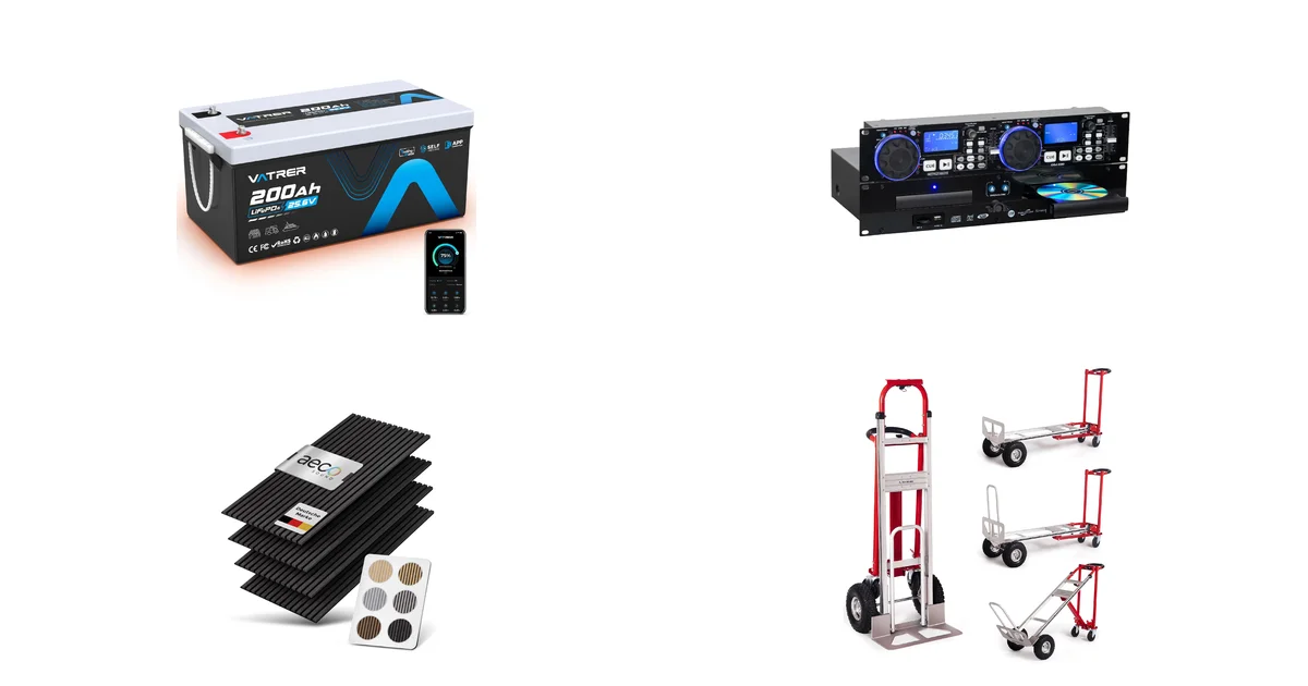 VATRER POWER 24V 200Ah LiFePO4 Batterie Selbstheizung Blitzangebot 30.08.2026