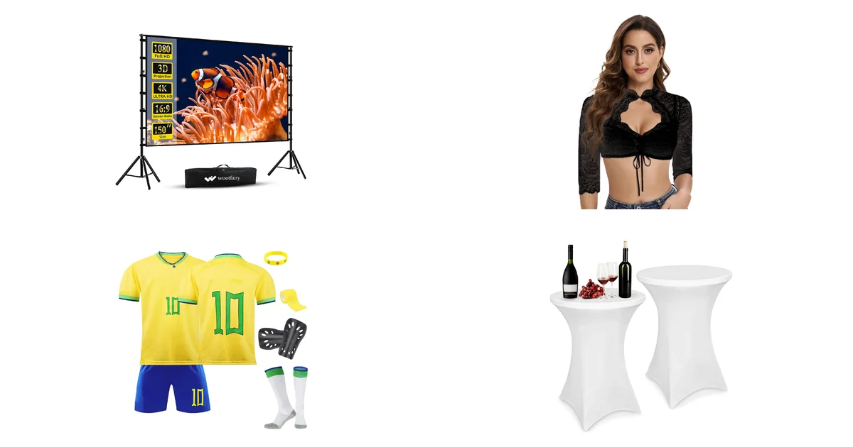Amazon-Heißeste Deals 30.08.2026: 150 Zoll Beamer Leinwand mit Ständer
