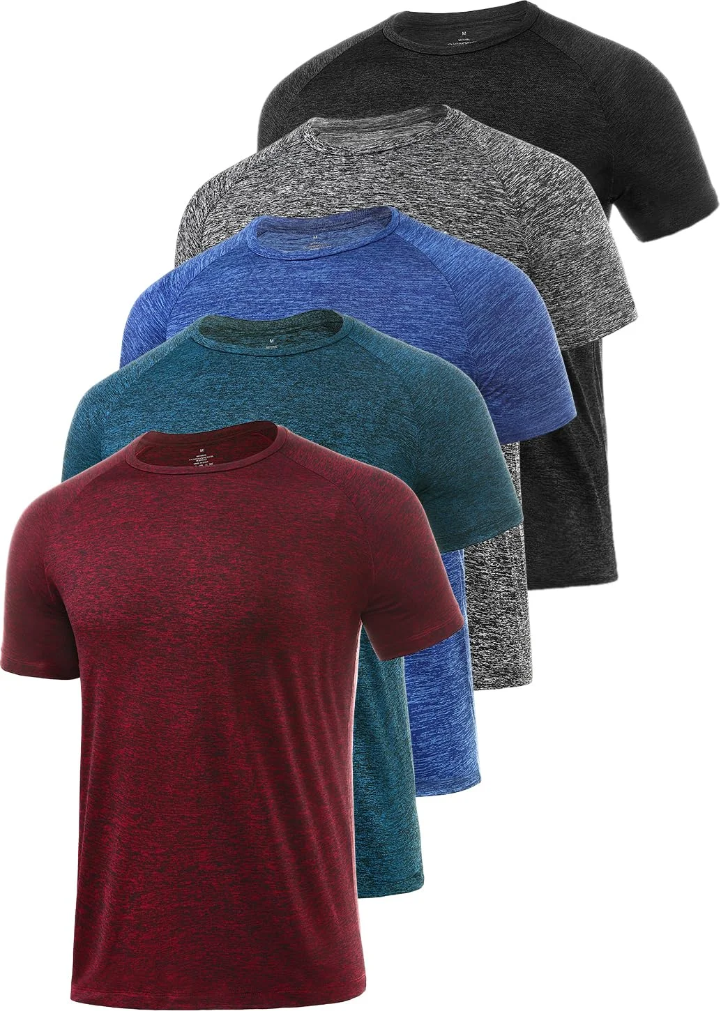 Star Vibe 3er Pack Sportshirt Set Für Herren T-Shirts Atmungsaktive Fitness Tshirt Gym Funktionsshirt Kurzarm