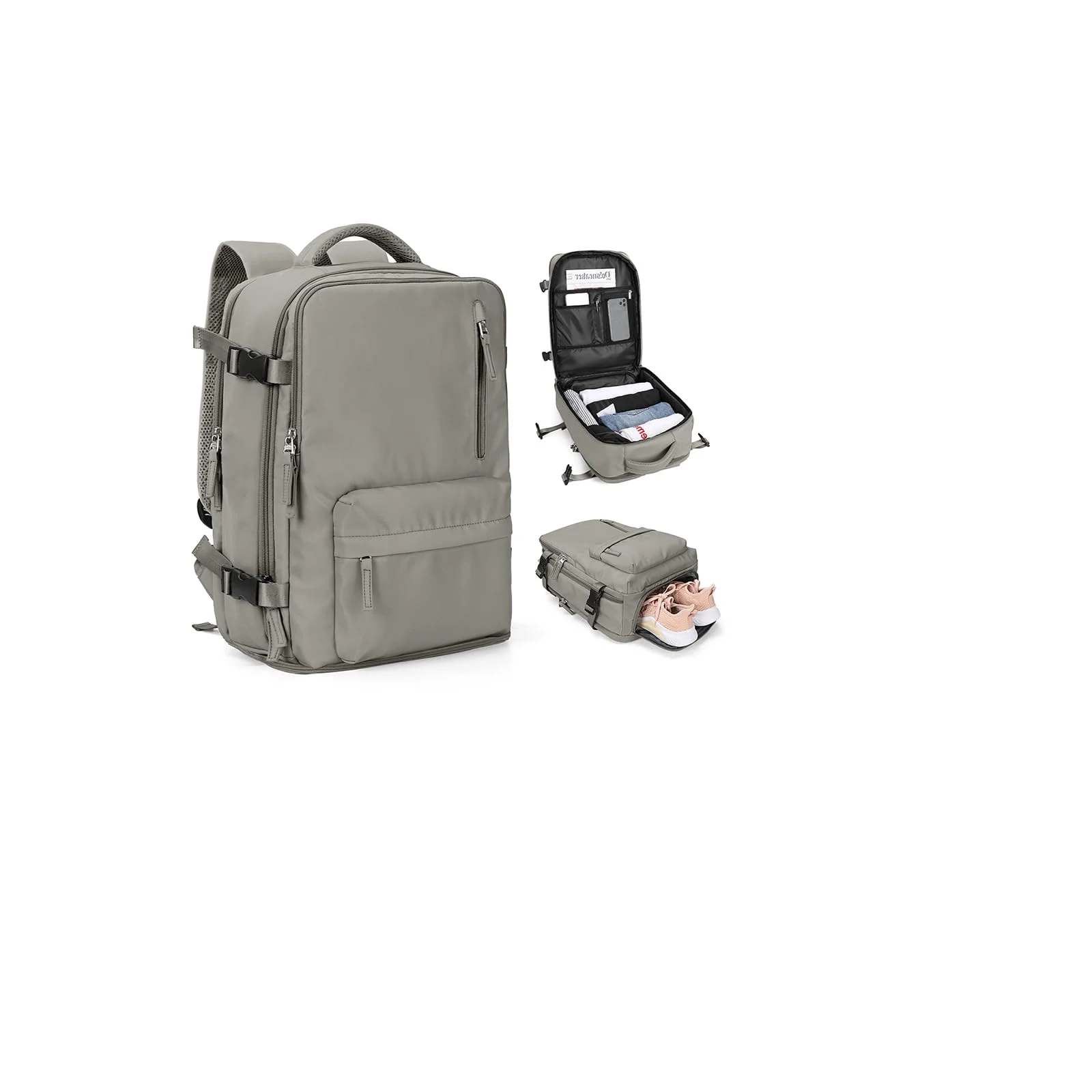 SZLX Ryanair Handgepäck 40x30x20 Rucksack Damen Wizz Air 40x30x20 Flugzeug Untersitz Kabinentasche Reiserucksack Handgepäck Easyjet Rucksack Wasserdicht Herren mit Schuhfach für 14-Zoll-Laptops