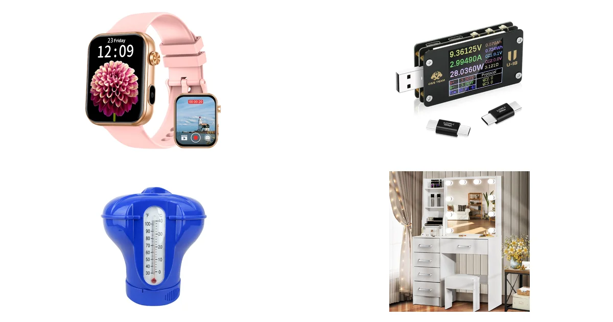Smartwatch Damen mit Kamera und Video bei Amazon am 31.08.2026