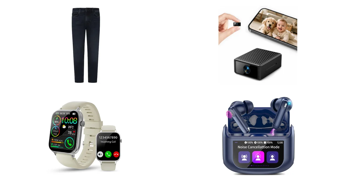 Amazon-Deals 31.08.2026: Pepe Jeans & Liretope Mini Kamera 4K WLAN