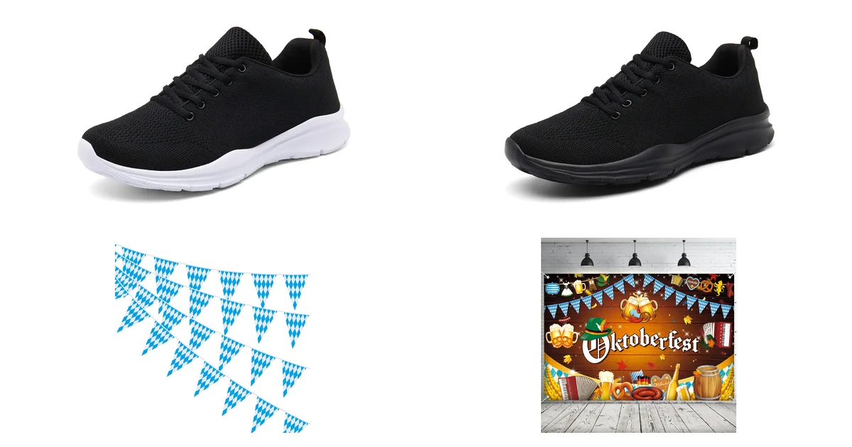 KOUDYEN Laufschuhe Atmungsaktiv Turnschuhe Sportschuhe leich Amazon Blitzangebote