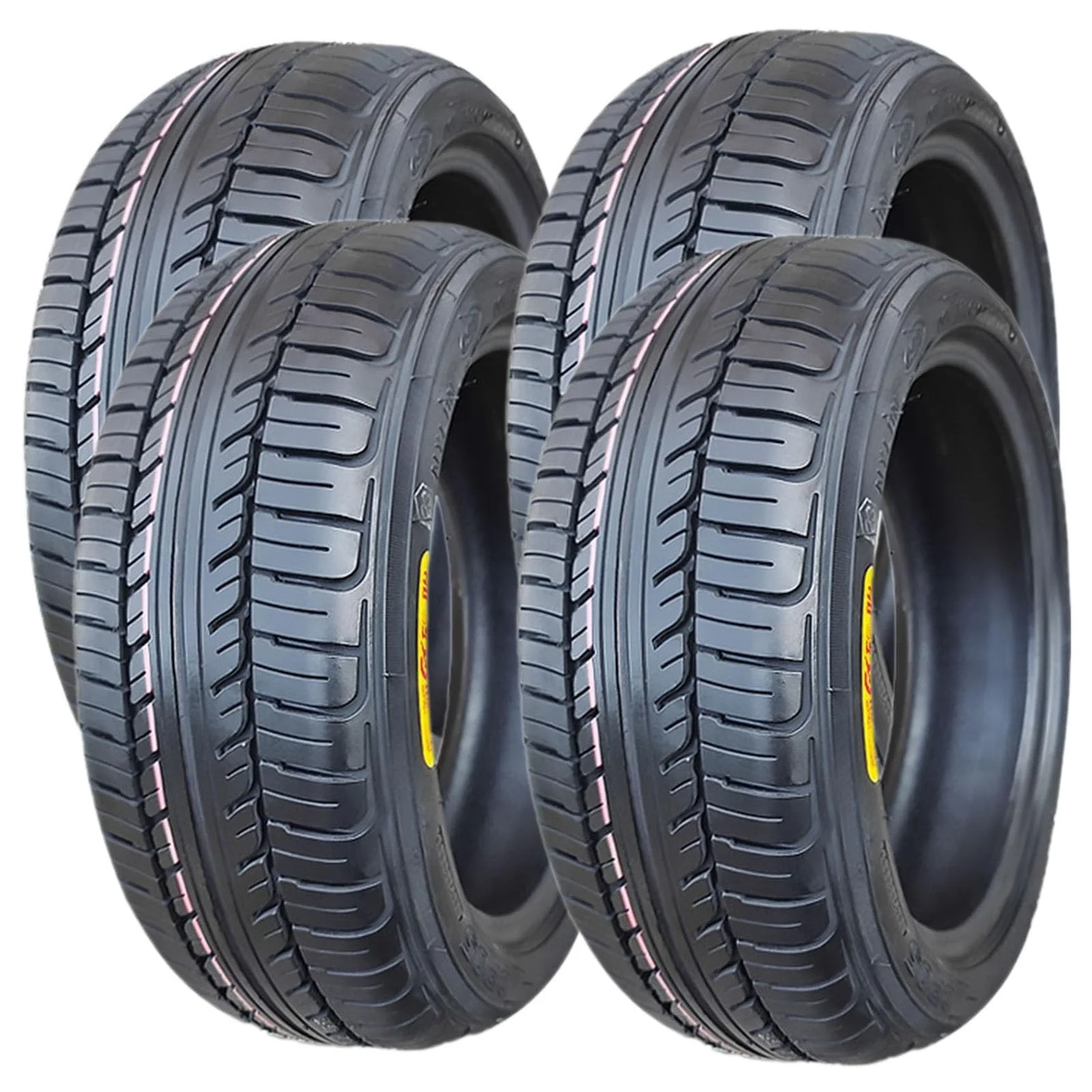YUMEIGE 125/65-12 Reifen 51J 4er Set Ersatz 12 Zoll 225KPA