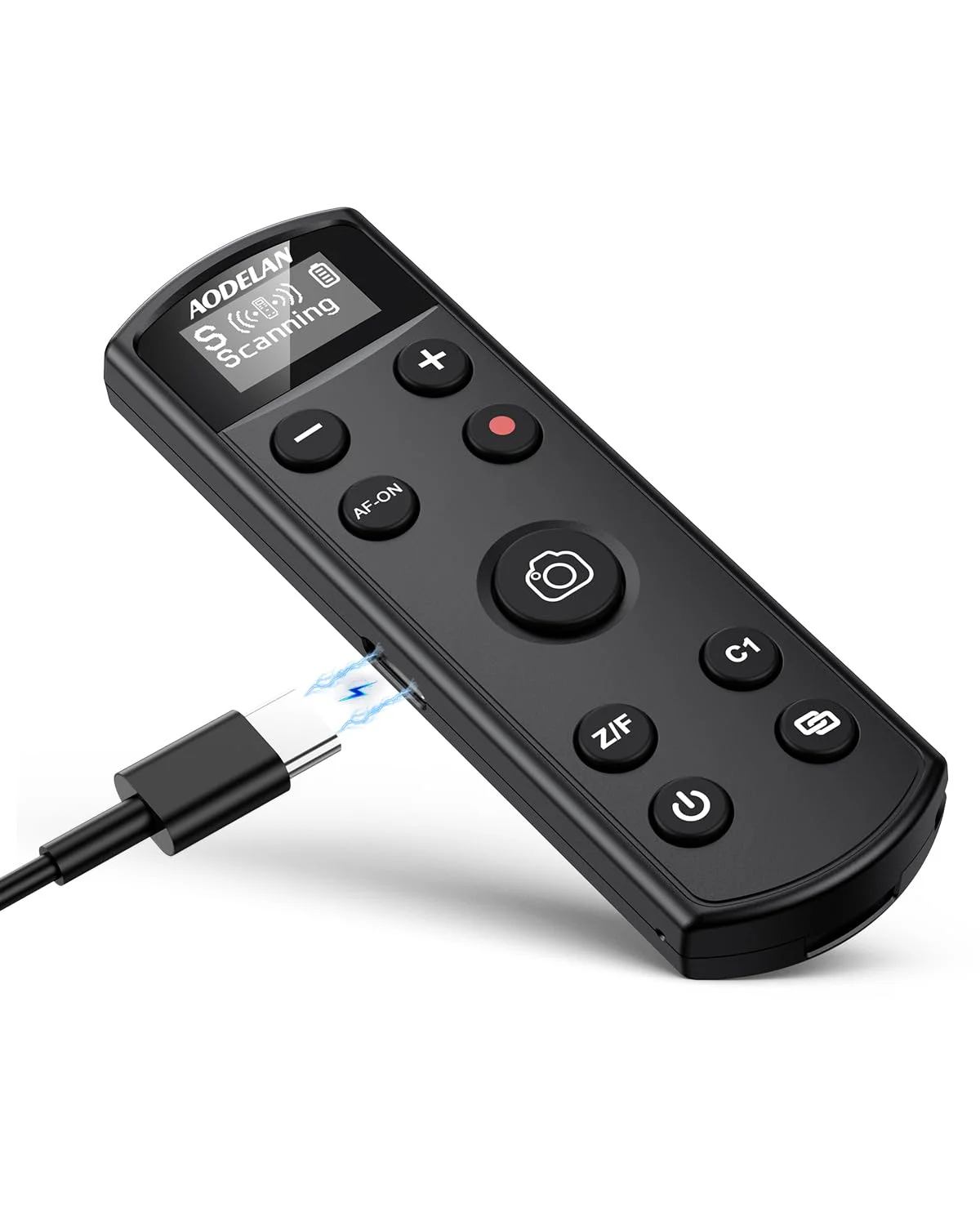 Aodelan Für Sony Kamera Wiederaufladbarer drahtloser Fernauslöser | mit OLED-Bildschirm für ZV-E10, FX3, a6100, a6400, a6600, a7 III, a7R III, DSC-RX100 VII, ZV-1,ILX-LR1; ersetzt Sony RMT-P1BT
