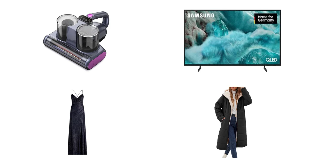 Neu heute bei Amazon: Milbensauger mit UV-C-Licht und Samsung TVs im Deal, 01.09.2026