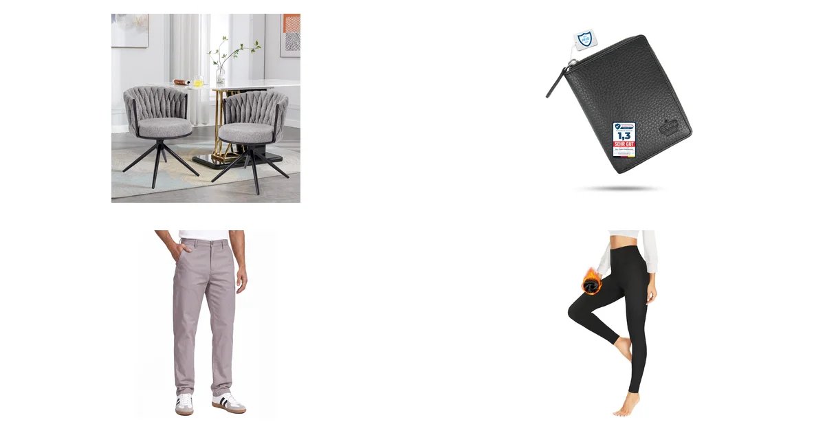 BERYTH Esszimmerstühle drehbar 6er Set Stoff Küchenstuhl Mod bei Amazon am 01.09.2026