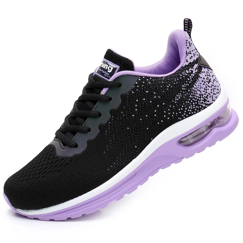 FLARUT Damen Sportschuhe Laufschuhe Herren Turnschuhe Luftpolster Trainers Running Leichte Schuhe Fitness Atmungsaktiv Gym Sneakers