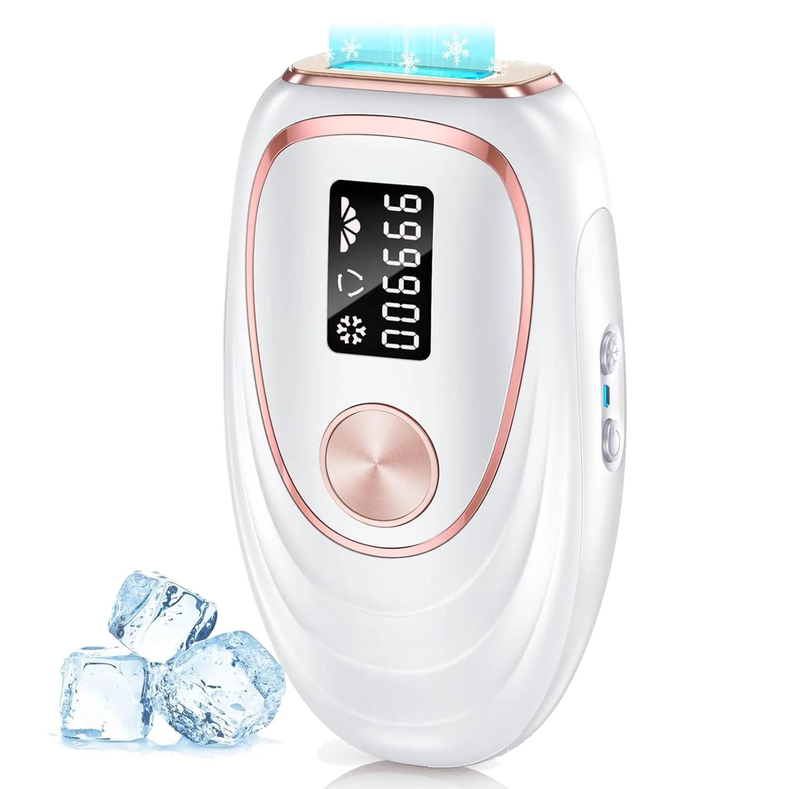 Haarlosy IPL Geräte Haarentfernung mit Kühlfunktion 5℃-10℃ für Damen&Herren | 999.900 Lichtimpulse, 5 Energiestufen, 2 Blitzmodi, Sanfte Laser Haarentfernung Zuhause für Gesicht, Achseln, Beine & Körper