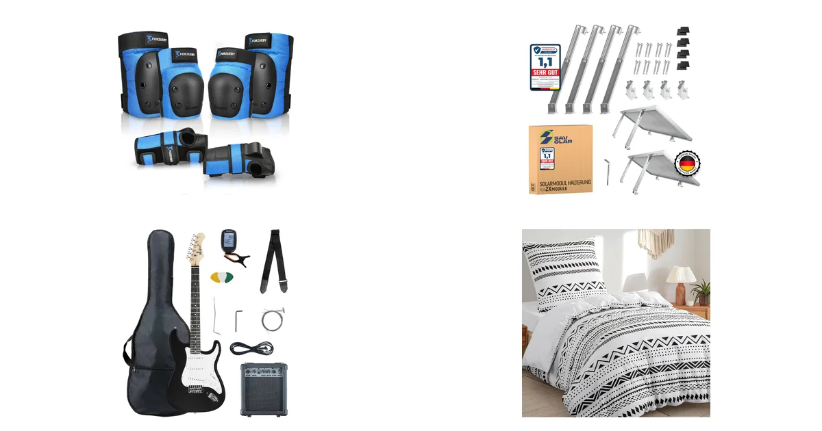 Forzueby Knieschoner und Ellbogenschützer im Blitzangebot bei Amazon 02.09.2026