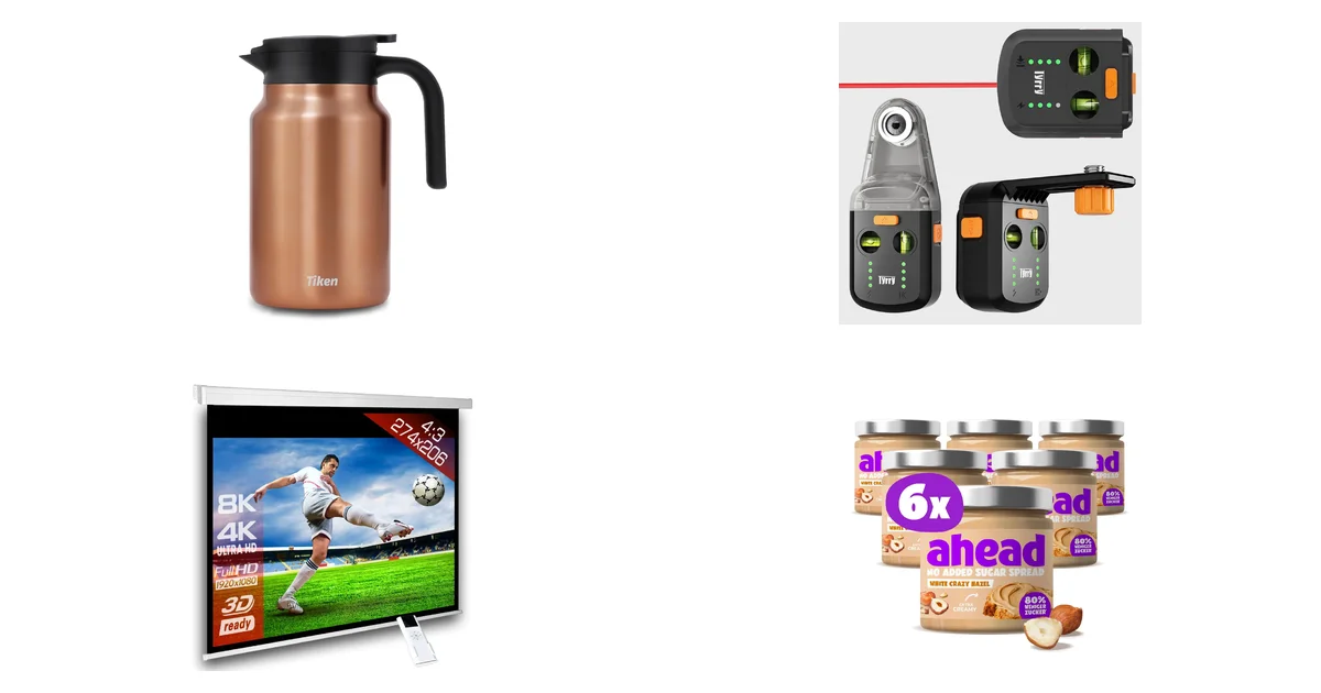 Top-Produkte: Tiken 1.5L Thermoskanne Edelstahl Isolier 02.09.2026 Blitzangebot Amazon