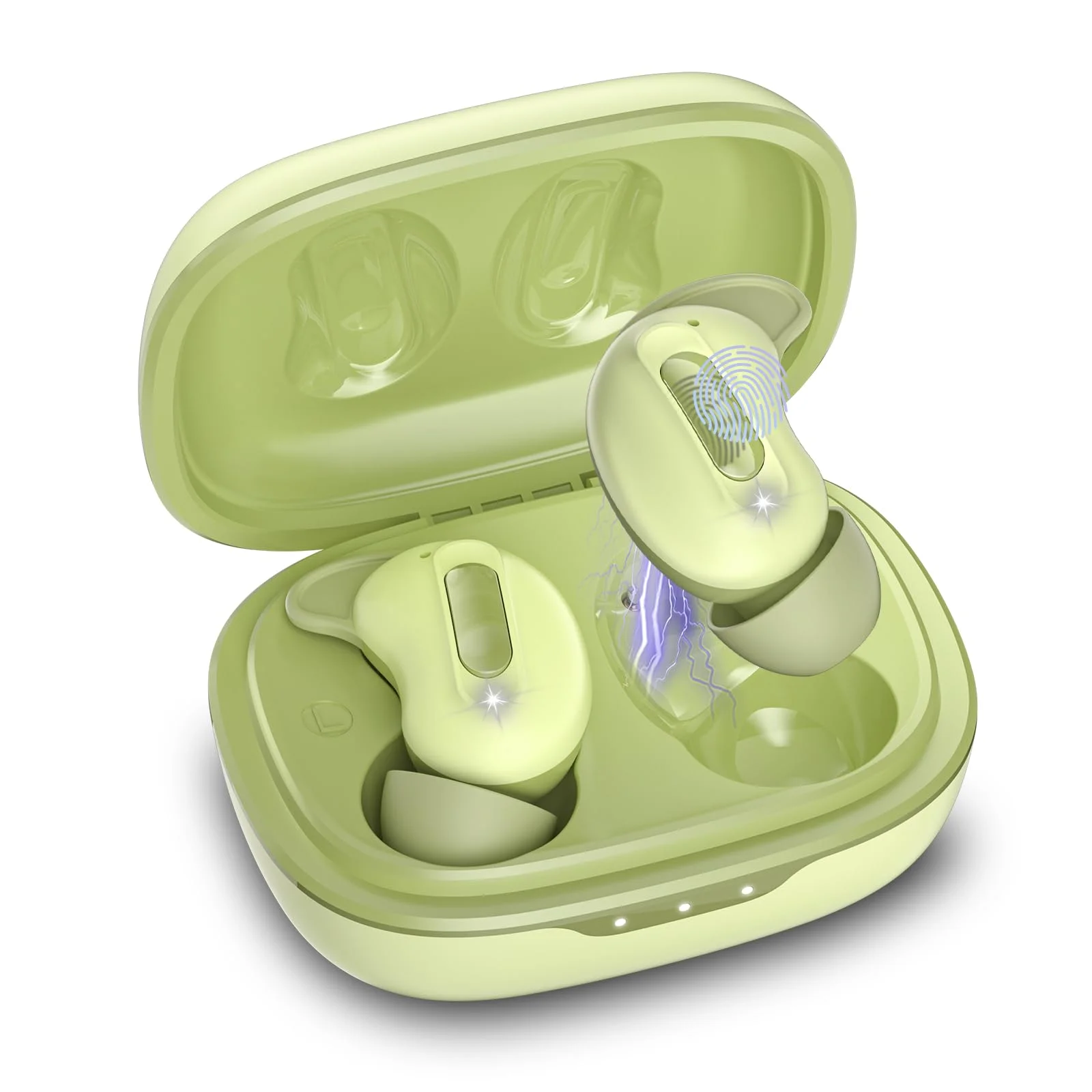 Bluetooth Kopfhörer In-Ear Schlafkopfhörer Mini ANC Kopfhörer Kabellos | Kabellose In-Ear Kopfhörer gegen Schnarchen. Perfekt für Seitenschläfer: Weiches Silikon, ohne Warn-Töne & 48 Std. Laufzeit.