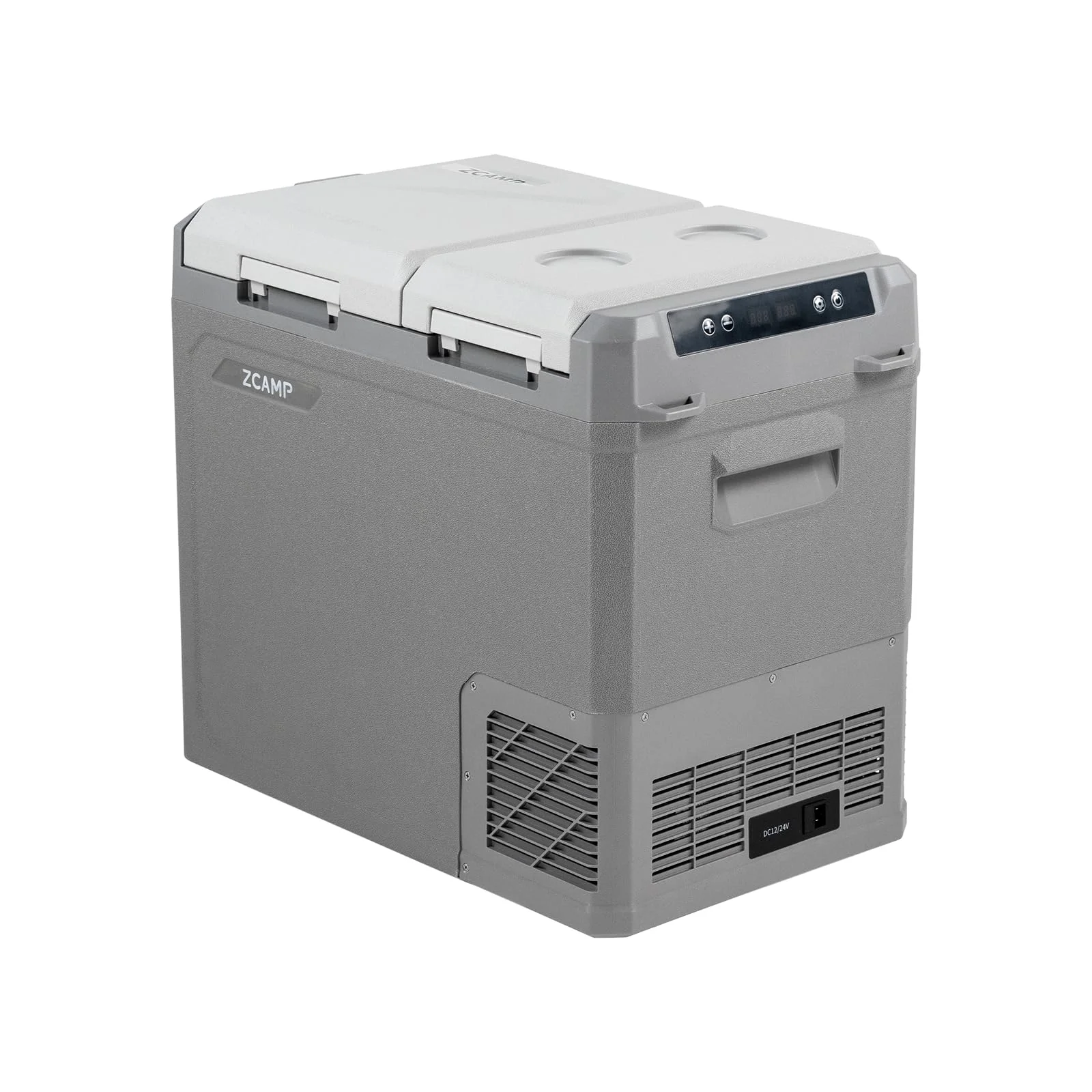 zcamp GES55 40L Kompressor Kühlbox Auto Kühlbox Elektrisch Dual Zone Tragbare Camping Gefrierbox 12/24v für Lkw, Boot, -20℃-20℃