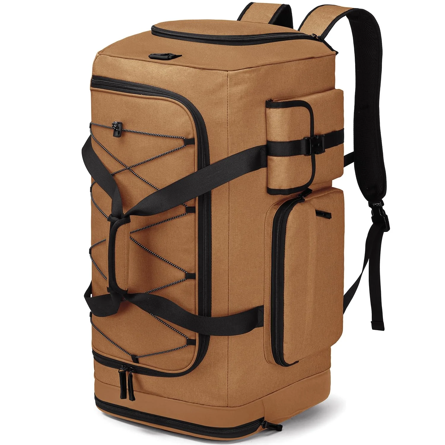 TAIHOYIN Reisetasche Herren 70L Große Sporttasche Weekender Rucksack mit Schuhfach Wasserdicht Trainingstasche Damen Übernachtung Travel Gym Tasche für Reisen, Camping, Fitness