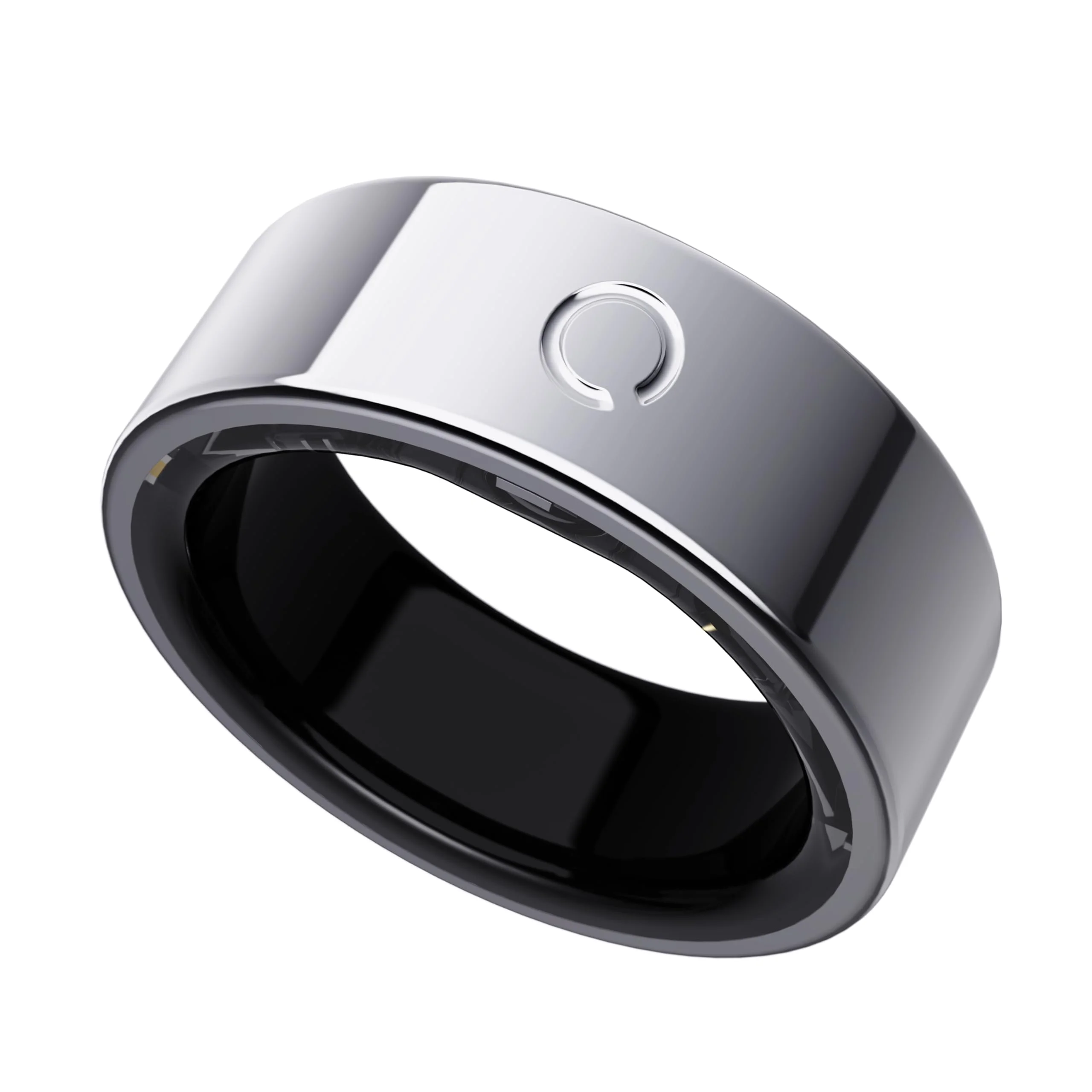 O Ring Smart Ring Herren Damen,Fitness Ring Tracker mit 8–10 Tagen Akkulaufzeit, Schlafüberwachung-Stress-Herzfrequenz-SpO2 Tracker, keine Abonnementgebühren,kompatibel mit iOS & Android,Silber -11