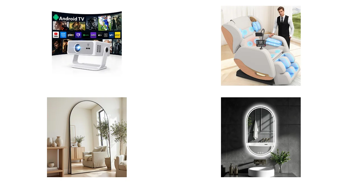 Amazon-Heißeste Deals des Tages 04.09.2026: Beamer Android 14, Massagesessel (50% Rabatt)