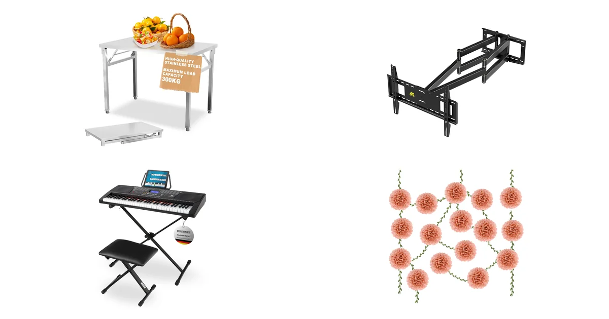 Amazon Blitzangebote heute: UISEBRT Edelstahl klapptisch 300 kg Tragkraft 04.09.2026