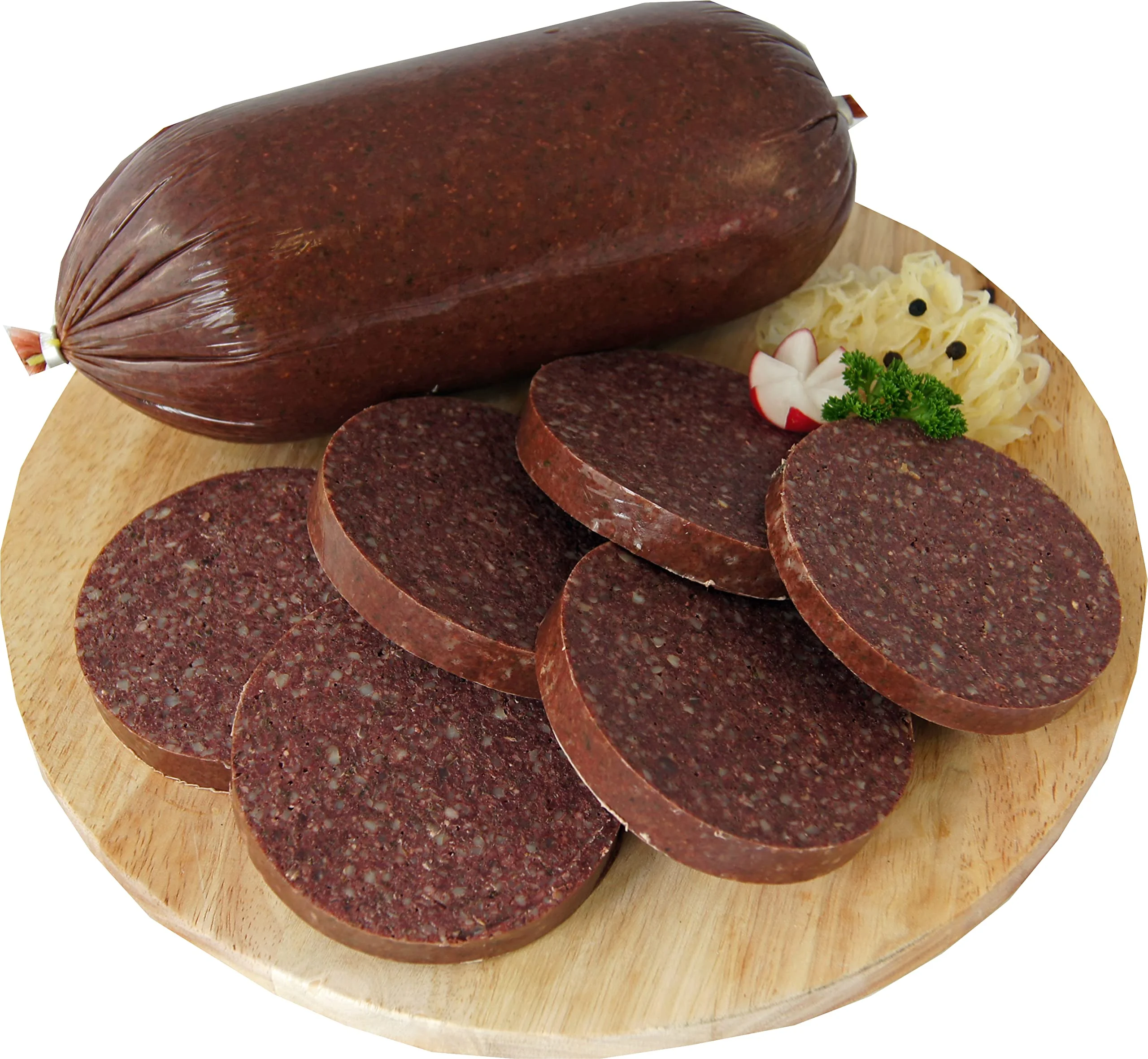 Grützwurst Omas Pfanne Grützeblutwurst | DDR Rezeptur Tiegelwurst | Black Pudding | laktosefrei (Grützewurst 2er-Pack, 800g)