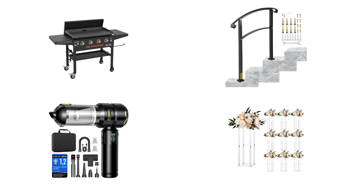 Amazon-Heißeste Deals des Tages 05.09.2026: Blackstone Griddle & VEVOR Schiebetür-set