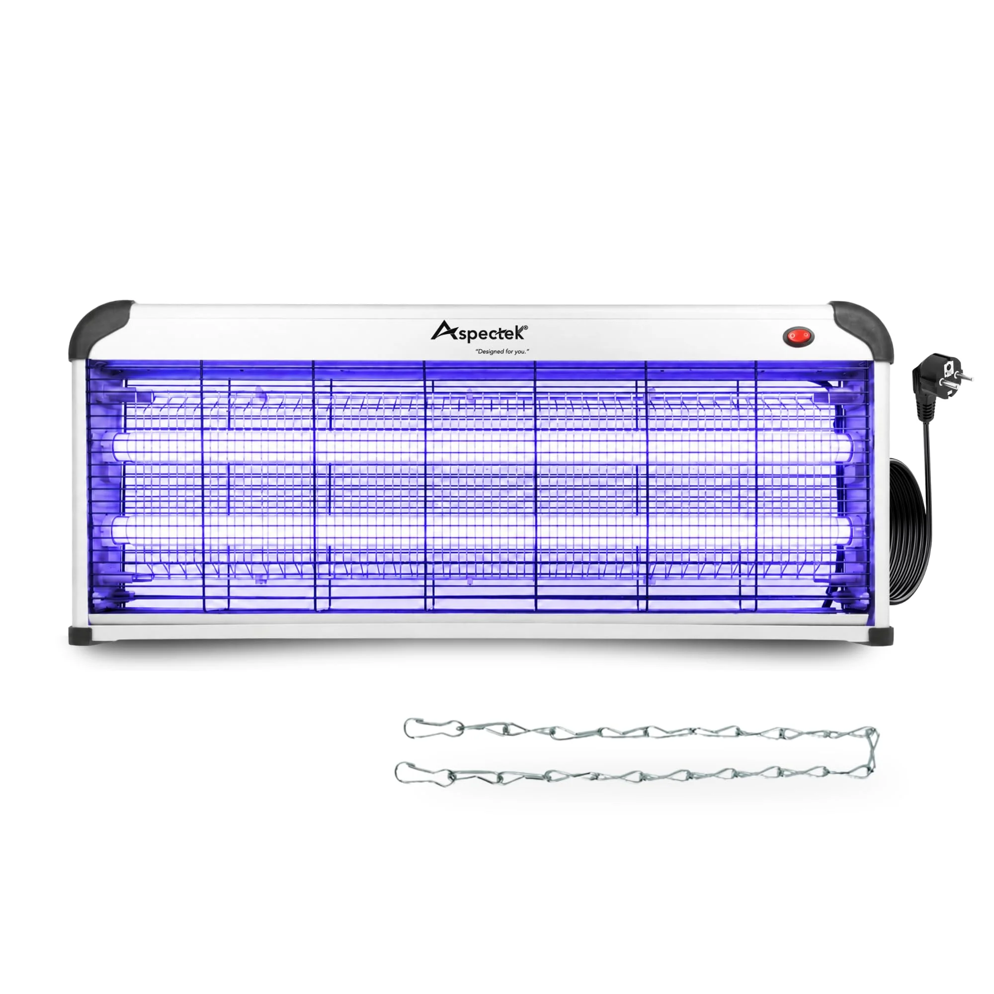 Aspectek Anti-Mückenlampe 40W UV insektenvernichter elektrisch, Schädlingsbekämpfer Gegen Lebensmittelmotten,Speisemotten, Küchenmotten, Mücken,fliegende Insekten in Küche,Garten, Chemiefrei