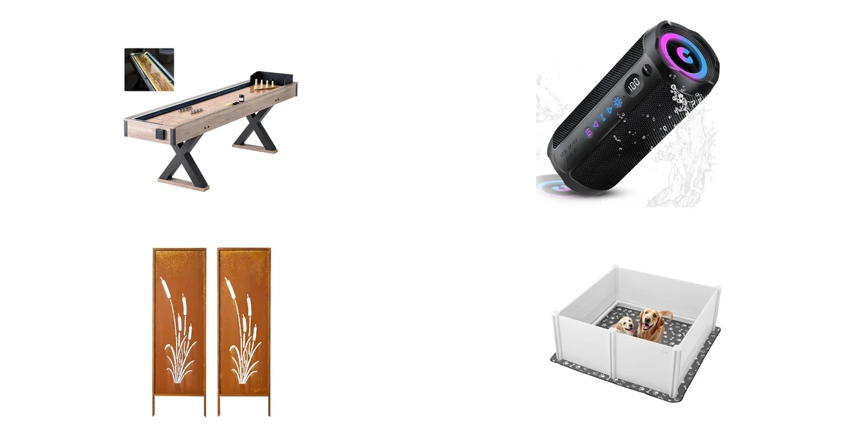 Amazon-Neuheiten 06.09.2026: VEVOR Chafing Dish Set 4er & coioc Bluetooth Lautsprecher