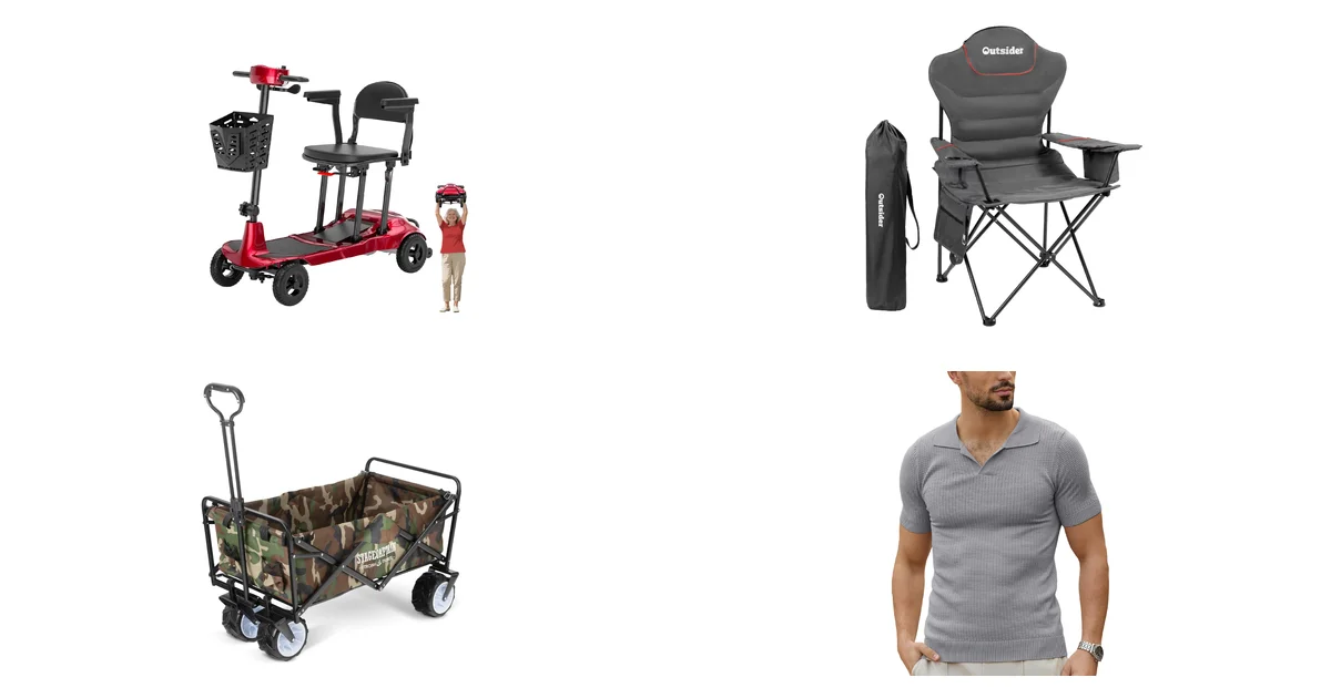 Top-Produkte und Ersparnis: 12,5kg Ultraleichtes Seniorenmobil klappbar am 06.09.2026 bei