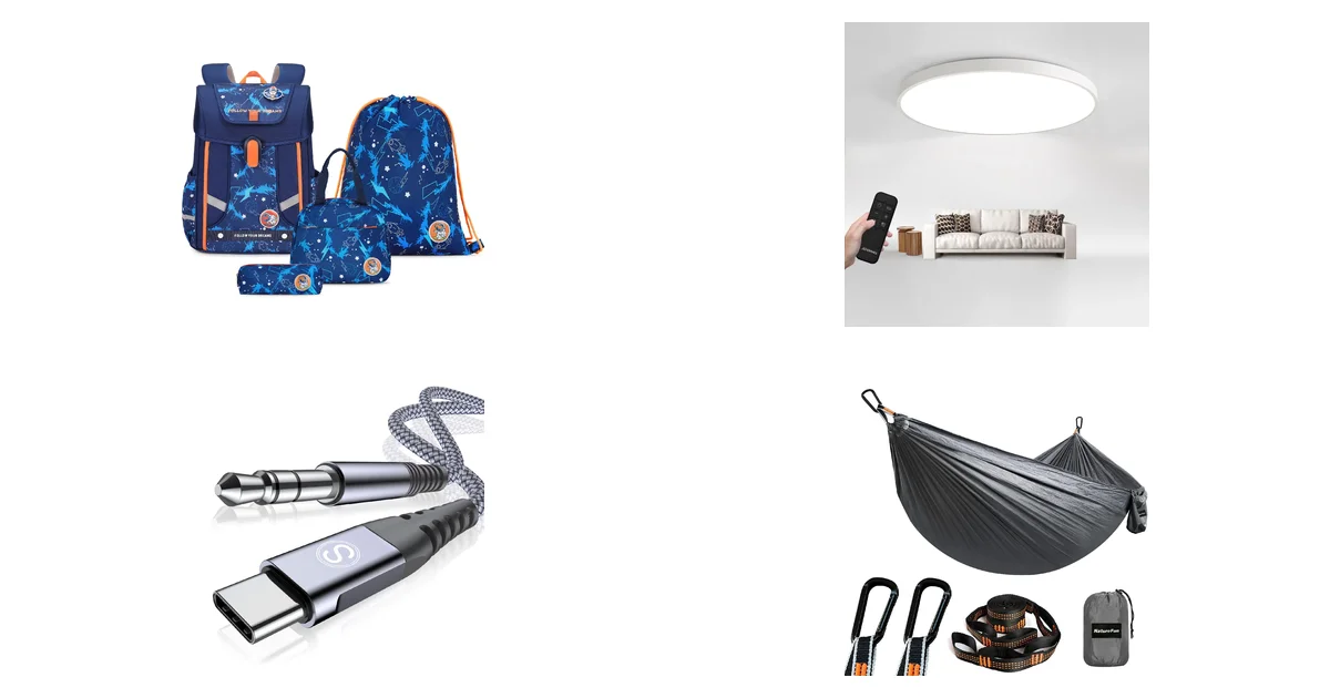 Amythe Ergo Set 4-teilig Schulranzen Jungen Blitzangebot 07.09.2026