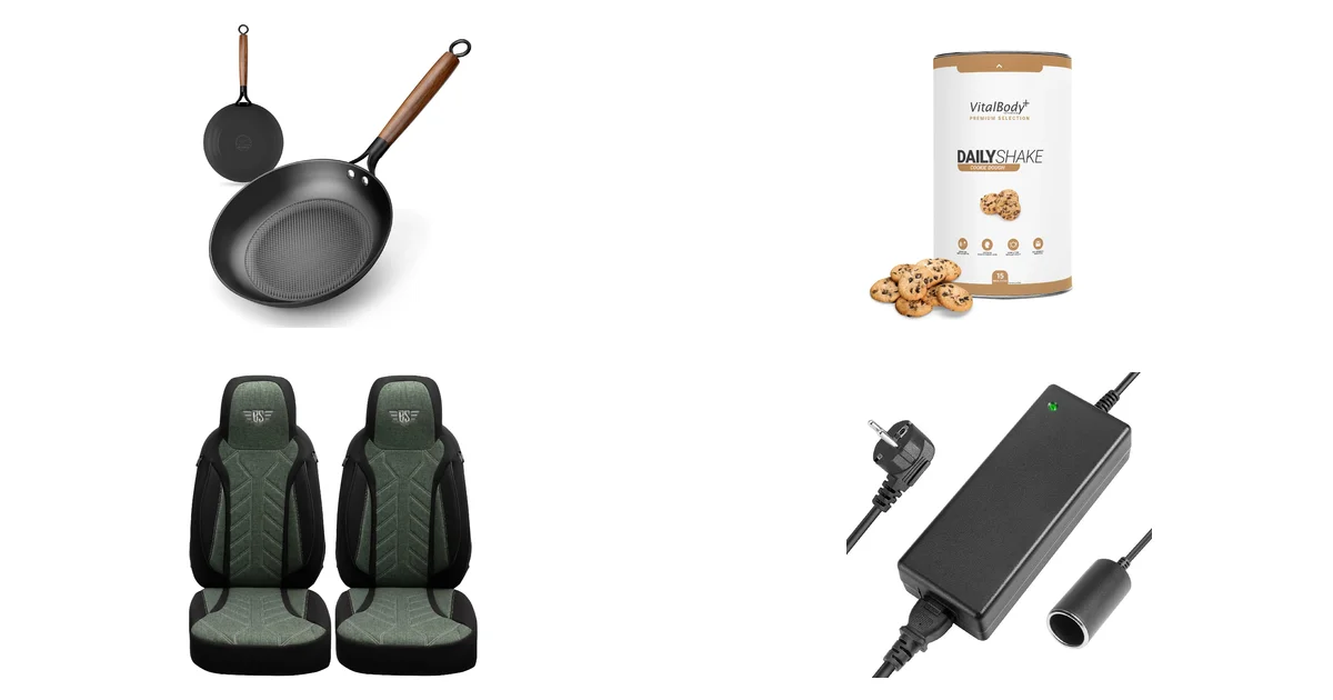 Top-Produkte Blitzangebot 08.09.2026: YUTANN Gusseisenpfanne und VitalBody+ DailyShake