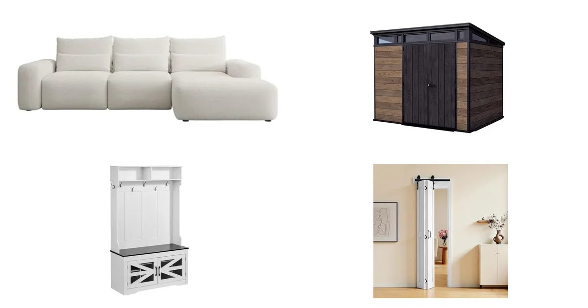 Neu heute: Möbel von Selsey und Keter 9x7 Gartenhaus 279x218x226 cm Kun 09.09.2026 mit