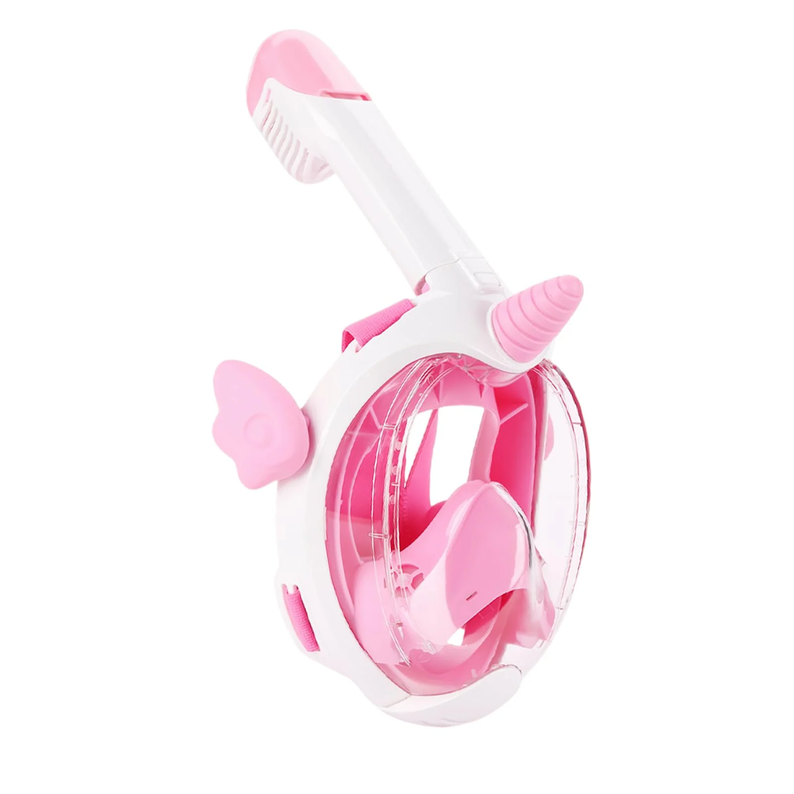 Vitare Schnorchelmaske für Kinder, 180° Panorama Tauchmaske, wasserdichte und Auslaufsichere Taucherbrille mit Schnorchel, Vollgesichts Schwimmmaske - Einhorn XS