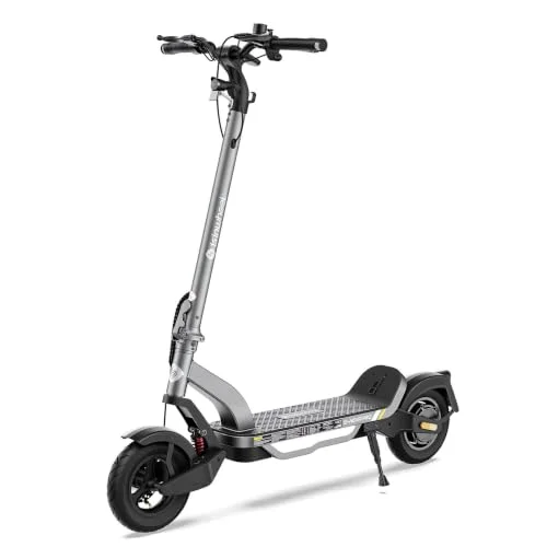 isinwheel S-Nova Pro E Scooter mit Straßenzulassung, Bis 70km Reichweite 500W Motor, Federung  Luftreifen für maximalen Fahrkomfort, Klappbar City E-Roller für Pendler
