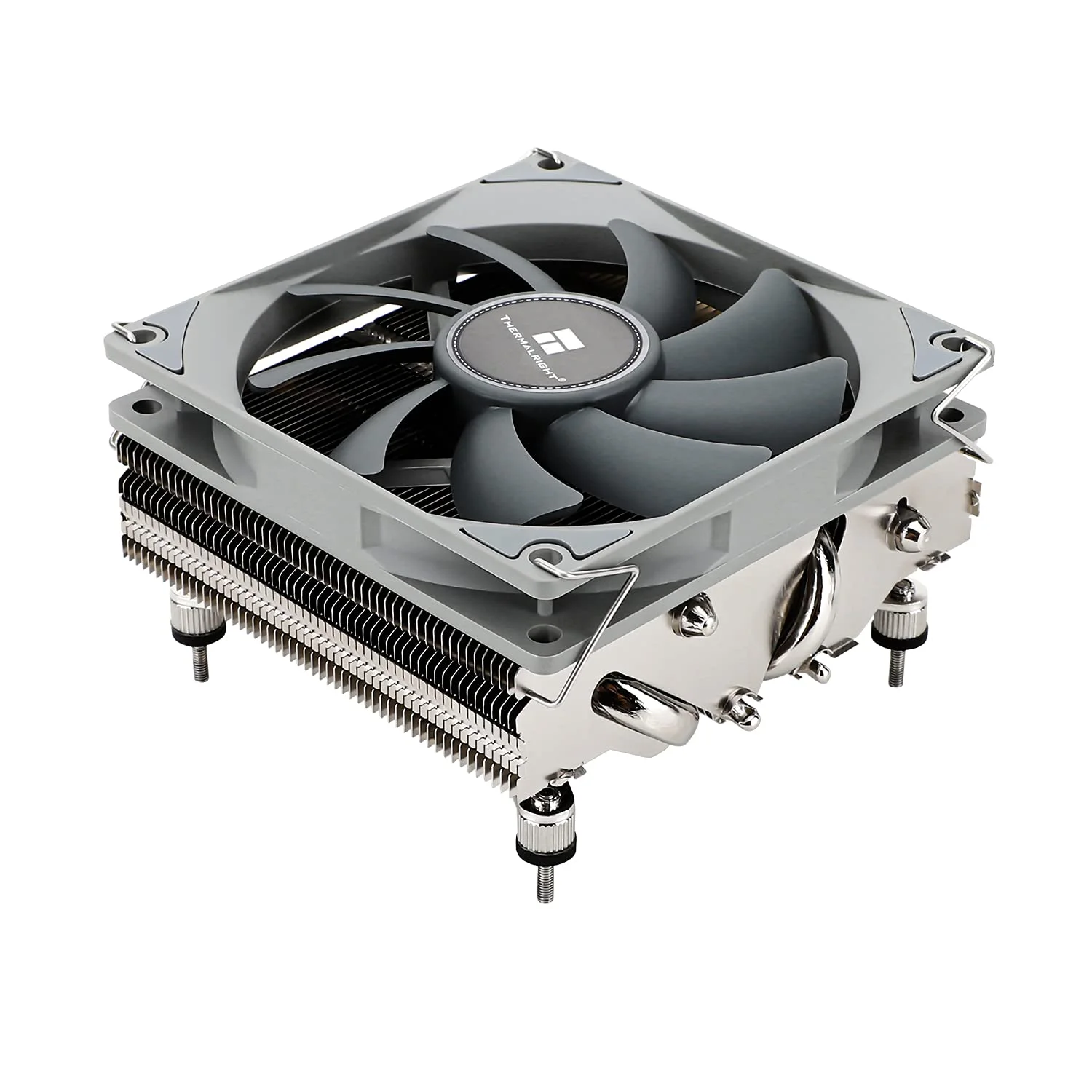 Thermalright AXP90 X47 Enfriador de aire de CPU ITX de bajo perfil, altura de 47 mm, ventilador PWM delgado, tecnología AGHP, para AMD AM4:AM5/Intel 1700/1150/1151/1200, enfriador de PC