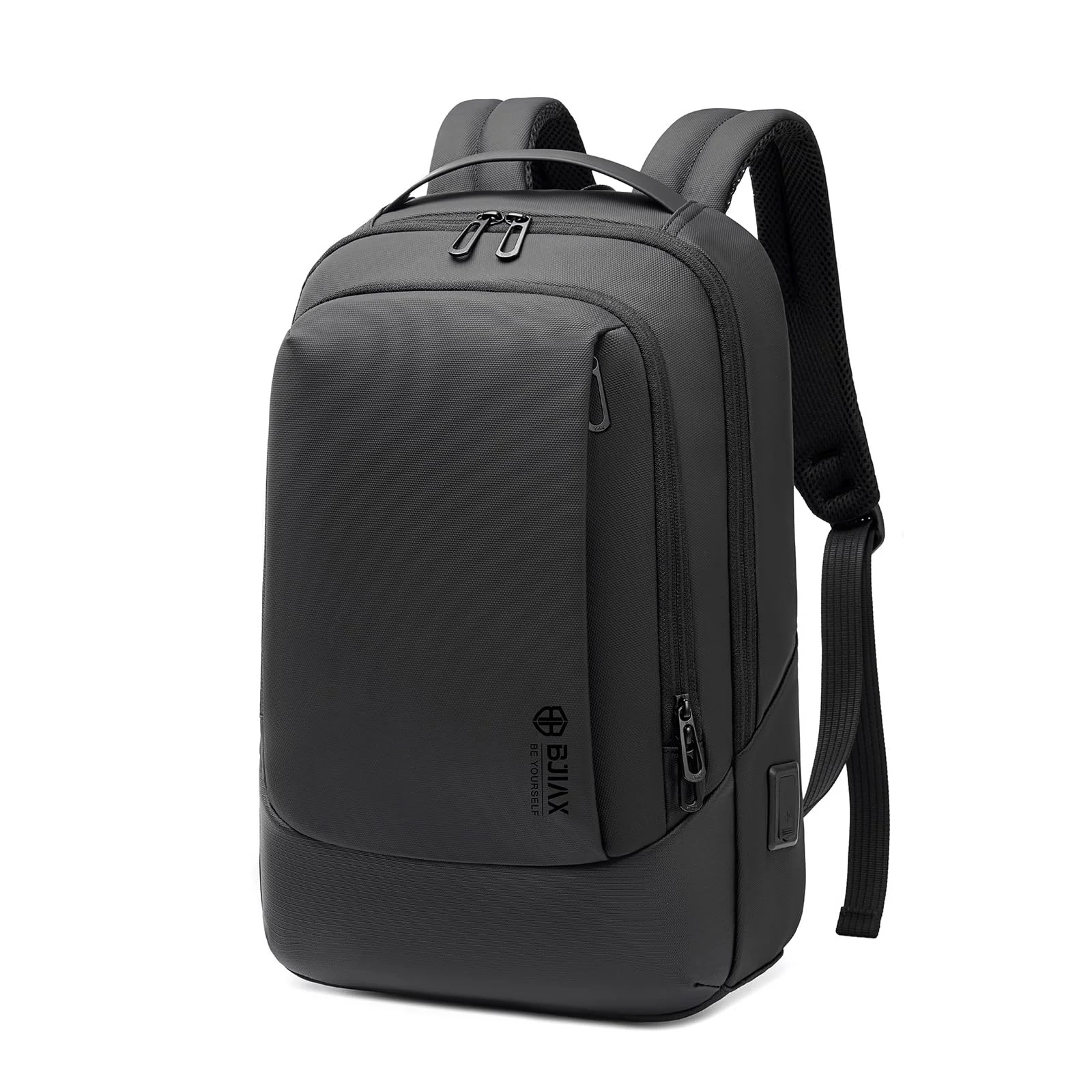 BJIAX Business Rucksack Herren, 15,6 Zoll Wasserdicht Laptop Rucksack | YKK Reißverschluss, Separates Laptopfach, USB-Ladeanschluss, Viele Taschen
