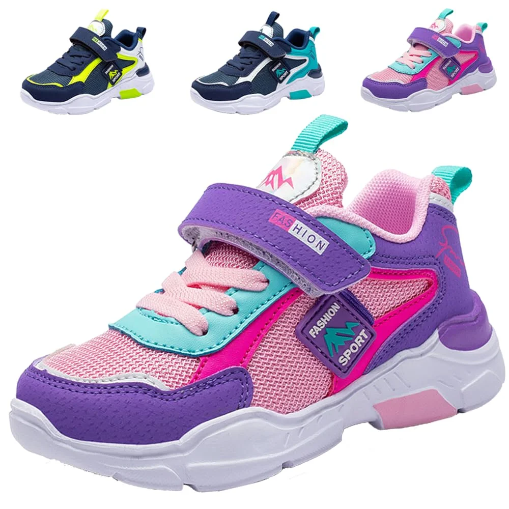 PHMNZIP Kinder Turnschuhe Mädchen Jungen Sportschuhe Leicht Atmungsaktiv Laufschuhe Outdoor Fitnessschuhe Sneaker Schuhe Hallenschuhe Basketballschuhe Walkingschuhe Jungenschuhe Unisex